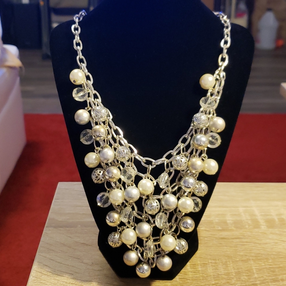 COPY - Traci Lynn Pearl Necklace